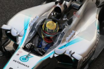 World © Octane Photographic Ltd. Wednesday 26th November 2014. Abu Dhabi Testing - Yas Marina Circuit. Mercedes AMG Petronas F1 W05 Hybrid - Pascal Wehrlein. Digital Ref: 1175CB1D9620