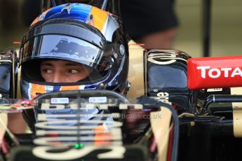 World © Octane Photographic Ltd. Wednesday 26th November 2014. Abu Dhabi Testing - Yas Marina Circuit. Lotus F1 Team E22 – Alex Lynn. Digital Ref: 1175CB7D8874