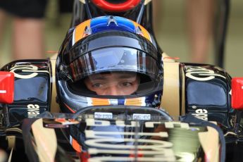 World © Octane Photographic Ltd. Wednesday 26th November 2014. Abu Dhabi Testing - Yas Marina Circuit. Lotus F1 Team E22 – Alex Lynn. Digital Ref: 1175CB7D8887