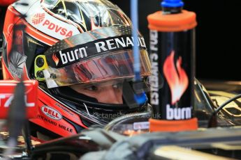 World © Octane Photographic Ltd. Wednesday 26th  November 2014. Abu Dhabi Testing - Yas Marina Circuit. Lotus F1 Team E22 – Esteban Ocon. Digital Ref: 1175LB1D8378