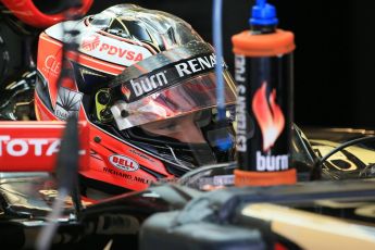 World © Octane Photographic Ltd. Wednesday 26th  November 2014. Abu Dhabi Testing - Yas Marina Circuit. Lotus F1 Team E22 – Esteban Ocon. Digital Ref: 1175LB1D8386