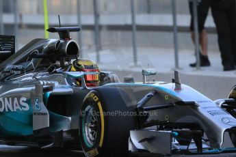 World © Octane Photographic Ltd. Wednesday 26th November 2014. Abu Dhabi Testing - Yas Marina Circuit. Mercedes AMG Petronas F1 W05 Hybrid - Pascal Wehrlein. Digital Ref: 1175LB1D8402