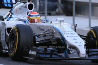 World © Octane Photographic Ltd. Wednesday 26th  November 2014. Abu Dhabi Testing - Yas Marina Circuit. Williams Racing FW36 – Felipe Nasr. Digital Ref: 1175LB1D8487