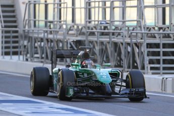 World © Octane Photographic Ltd. Wednesday 26th November 2014. Abu Dhabi Testing - Yas Marina Circuit. Caterham F1 Team CT05 – William Stevens. Digital Ref: 1175LB1D8499