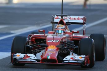 World © Octane Photographic Ltd. Wednesday 26th  November 2014. Abu Dhabi Testing - Yas Marina Circuit. Scuderia Ferrari F14T – Raffaele Marciello. Digital Ref: 1175LB1D8615