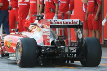 World © Octane Photographic Ltd. Wednesday 26th  November 2014. Abu Dhabi Testing - Yas Marina Circuit. Scuderia Ferrari F14T – Raffaele Marciello. Digital Ref: 1175LB1D8622