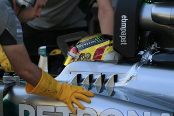 World © Octane Photographic Ltd. Wednesday 26th November 2014. Abu Dhabi Testing - Yas Marina Circuit. Mercedes AMG Petronas F1 W05 Hybrid - Pascal Wehrlein. Digital Ref: 1175LB1D8640