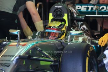 World © Octane Photographic Ltd. Wednesday 26th November 2014. Abu Dhabi Testing - Yas Marina Circuit. Mercedes AMG Petronas F1 W05 Hybrid - Pascal Wehrlein. Digital Ref: 1175LB1D8657
