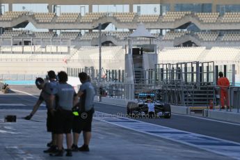 World © Octane Photographic Ltd. Wednesday 26th November 2014. Abu Dhabi Testing - Yas Marina Circuit. Mercedes AMG Petronas F1 W05 Hybrid - Pascal Wehrlein. Digital Ref: 1175LB1D8774