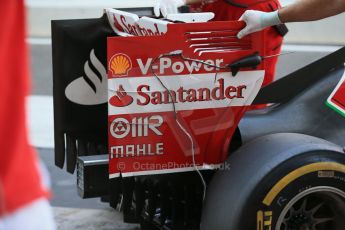 World © Octane Photographic Ltd. Wednesday 26th November 2014. Abu Dhabi Testing - Yas Marina Circuit. Scuderia Ferrari F14T – Technical. Digital Ref: 1175LB1D8783