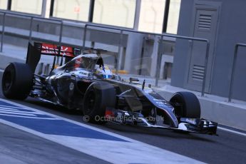 World © Octane Photographic Ltd. Wednesday 26th November 2014. Abu Dhabi Testing - Yas Marina Circuit. Sauber C33 – Marcus Ericsson. Digital Ref : 1175LB1D8795