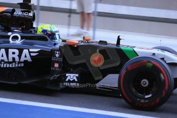 World © Octane Photographic Ltd. Wednesday 26th November 2014. Abu Dhabi Testing - Yas Marina Circuit. Sahara Force India VJM07 - Spike Goddard. Digital Ref: 1175LB1D8816