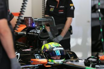 World © Octane Photographic Ltd. Wednesday 26th November 2014. Abu Dhabi Testing - Yas Marina Circuit. Sahara Force India VJM07 with Anthony Hamilton designed camera display system – Spike Goddard. Digital Ref: 1175LB1D8969