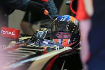 World © Octane Photographic Ltd. Wednesday 26th Wednesday 26th November 2014. Abu Dhabi Testing - Yas Marina Circuit. Lotus F1 Team E22 – Alex Lynn. Digital Ref: 1175LB1D9129