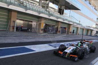 World © Octane Photographic Ltd. Wednesday 26th November 2014. Abu Dhabi Testing - Yas Marina Circuit. Sahara Force India VJM07 – Spike Goddard. Digital Ref: 1175LB7L9847