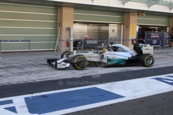 World © Octane Photographic Ltd. Wednesday 26th November 2014. Abu Dhabi Testing - Yas Marina Circuit. Mercedes AMG Petronas F1 W05 Hybrid - Pascal Wehrlein. Digital Ref: 1175LB7L9867