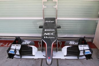 World © Octane Photographic Ltd. Wednesday 26th November 2014. Abu Dhabi Testing - Yas Marina Circuit. Sauber C33 – spare front wing. Digital Ref : 1175LB7L9909