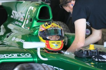 World © Octane Photographic Ltd. Thursday 27th November 2014. GP2 Testing - Yas Marina, United Arab Emirates. Rio Haryanto – Status Grand Prix. Digital Ref :