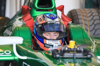 World © Octane Photographic Ltd. Thursday 27th November 2014. GP2 Testing - Yas Marina, United Arab Emirates. Richie Stanaway - Status Grand Prix. Digital Ref :