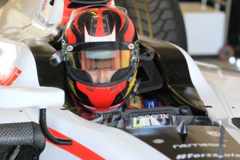 World © Octane Photographic Ltd. Thursday 27th November 2014. GP2 Testing - Yas Marina, United Arab Emirates. Emil Bernstorff - Rapax. Digital Ref :