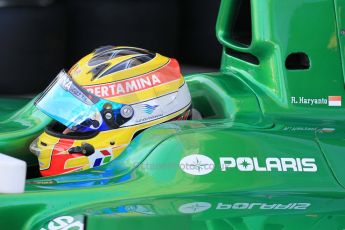 World © Octane Photographic Ltd. Thursday 27th November 2014. GP2 Testing - Yas Marina, United Arab Emirates. Rio Haryanto – Status Grand Prix. Digital Ref :