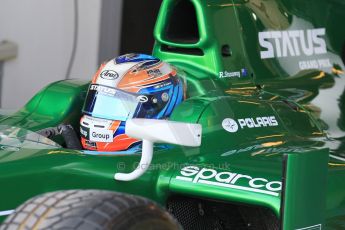 World © Octane Photographic Ltd. Thursday 27th November 2014. GP2 Testing - Yas Marina, United Arab Emirates. Richie Stanaway - Status Grand Prix. Digital Ref :