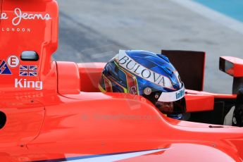 World © Octane Photographic Ltd. Thursday 27th November 2014. GP2 Testing - Yas Marina, United Arab Emirates. Jordan King - Arden International. Digital Ref :