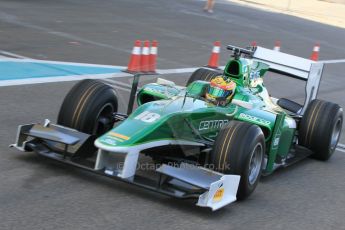World © Octane Photographic Ltd. Thursday 27th November 2014. GP2 Testing - Yas Marina, United Arab Emirates. Rio Haryanto – Status Grand Prix. Digital Ref :