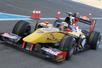 World © Octane Photographic Ltd. Thursday 27th November 2014. GP2 Testing - Yas Marina, United Arab Emirates. Pierre Gasly – DAMS. Digital Ref :