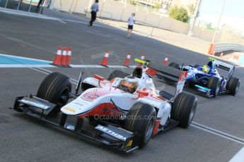 World © Octane Photographic Ltd. Thursday 27th November 2014. GP2 Testing - Yas Marina, United Arab Emirates. Stoffel Vandoorne - ART Grand Prix. Digital Ref :
