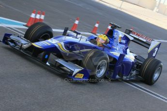 World © Octane Photographic Ltd. Thursday 27th November 2014. GP2 Testing - Yas Marina, United Arab Emirates. Luis Sa Silva - Carlin. Digital Ref :