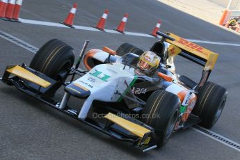 World © Octane Photographic Ltd. Thursday 27th November 2014. GP2 Testing - Yas Marina, United Arab Emirates. Daniel Abt - Hilmer Motorsport. Digital Ref: