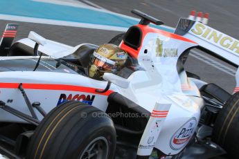 World © Octane Photographic Ltd. Thursday 27th November 2014. GP2 Testing - Yas Marina, United Arab Emirates. Sandy Stuvik - Rapax. Digital Ref :