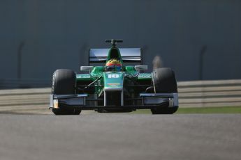 World © Octane Photographic Ltd. Thursday 27th November 2014. GP2 Testing - Yas Marina, United Arab Emirates. Rio Haryanto – Status Grand Prix. Digital Ref : 1177LB1D0144