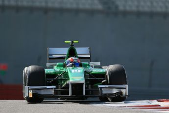 World © Octane Photographic Ltd. Thursday 27th November 2014. GP2 Testing - Yas Marina, United Arab Emirates. Richie Stanaway - Status Grand Prix. Digital Ref : 1177LB1D9944