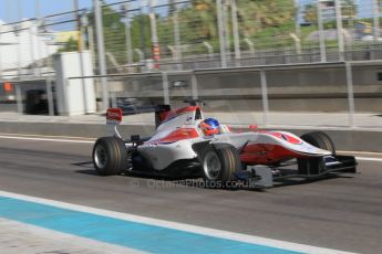 World © Octane Photographic Ltd. Thursday 27th November 2014. GP3 Testing - Yas Marina, United Arab Emirates. Tatiana Calderon - ART Grand Prix. Digital Ref :