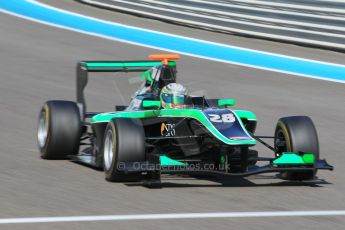 World © Octane Photographic Ltd. Thursday 27th November 2014. GP3 Testing - Yas Marina, United Arab Emirates. Alfonso Celis. Jr - Status Grand Prix. Digital Ref :