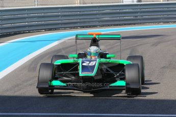 World © Octane Photographic Ltd. Thursday 27th November 2014. GP3 Testing - Yas Marina, United Arab Emirates. Alfonso Celis. Jr - Status Grand Prix. Digital Ref :