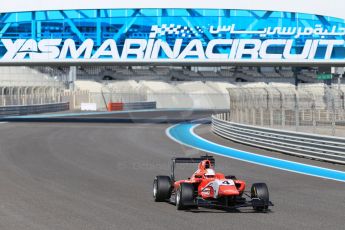 World © Octane Photographic Ltd. Thursday 27th November 2014. GP3 Testing - Yas Marina, United Arab Emirates. George Russell - Arden International – BRDC F4 Championship prize test. Digital Ref :