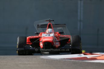 World © Octane Photographic Ltd. Thursday 27th November 2014. GP3 Testing - Yas Marina, United Arab Emirates. George Russell - Arden International – BRDC F4 Championship prize test. Digital Ref :
