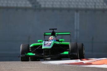 World © Octane Photographic Ltd. Thursday 27th November 2014. GP3 Testing - Yas Marina, United Arab Emirates. Seb Morris - Status Grand Prix. Digital Ref :
