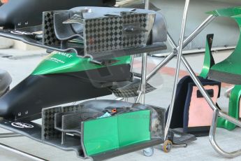 World © Octane Photographic Ltd. 2014 Formula 1 Abu Dhabi Grand Prix, Formula 1 setup, Thursday 20th November 2014. Caterham F1 Team CT05. Digital Ref : 1154CB1D4834