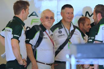 World © Octane Photographic Ltd. 2014 Formula 1 Abu Dhabi Grand Prix, Formula 1 setup, Thursday 20th November 2014. Finbarr O'Connell - Caterham F1 Team. Digital Ref : 1154CB1D4871