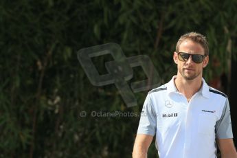 World © Octane Photographic Ltd. 2014 Formula 1 Abu Dhabi Grand Prix, Formula 1 setup, Thursday 20th November 2014. McLaren Mercedes MP4/29 - Jenson Button. Digital Ref : 1154LB1D2234