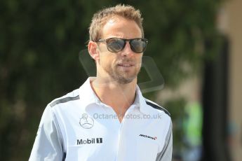 World © Octane Photographic Ltd. 2014 Formula 1 Abu Dhabi Grand Prix, Formula 1 setup, Thursday 20th November 2014. McLaren Mercedes MP4/29 - Jenson Button. Digital Ref : 1154LB1D2243