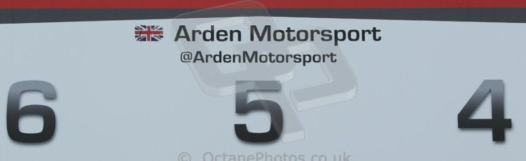 World © Octane Photographic Ltd. 2014 Formula 1 Abu Dhabi Grand Prix, GP3 setup, Thursday 20th November 2014. Arden Motorsport garage sign. Digital Ref : 1156CB1D4969