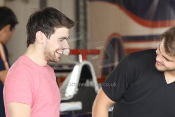 World © Octane Photographic Ltd. 2014 Formula 1 Abu Dhabi Grand Prix, GP3 setup, Thursday 20th November 2014. Ryan Cullen - Trident. Digital Ref : 1156CB1D5005