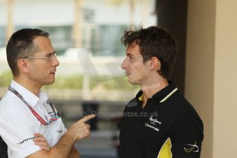 World © Octane Photographic Ltd. 2014 Formula 1 Abu Dhabi Grand Prix, GP2 setup, Thursday 20th November 2014. Stephane Richelmi – DAMS. Digital Ref : 1156CB1D5229