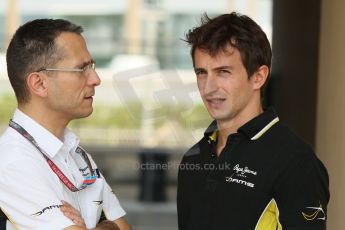 World © Octane Photographic Ltd. 2014 Formula 1 Abu Dhabi Grand Prix, GP2 setup, Thursday 20th November 2014. Stephane Richelmi – DAMS. Digital Ref : 1156CB1D5237