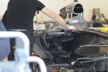 World © Octane Photographic Ltd. 2014 Formula 1 Abu Dhabi Grand Prix, Formula 1 setup, Wednesday 19th November 2014. McLaren Mercedes MP4/29. Digital Ref : 1153CB1DL4529